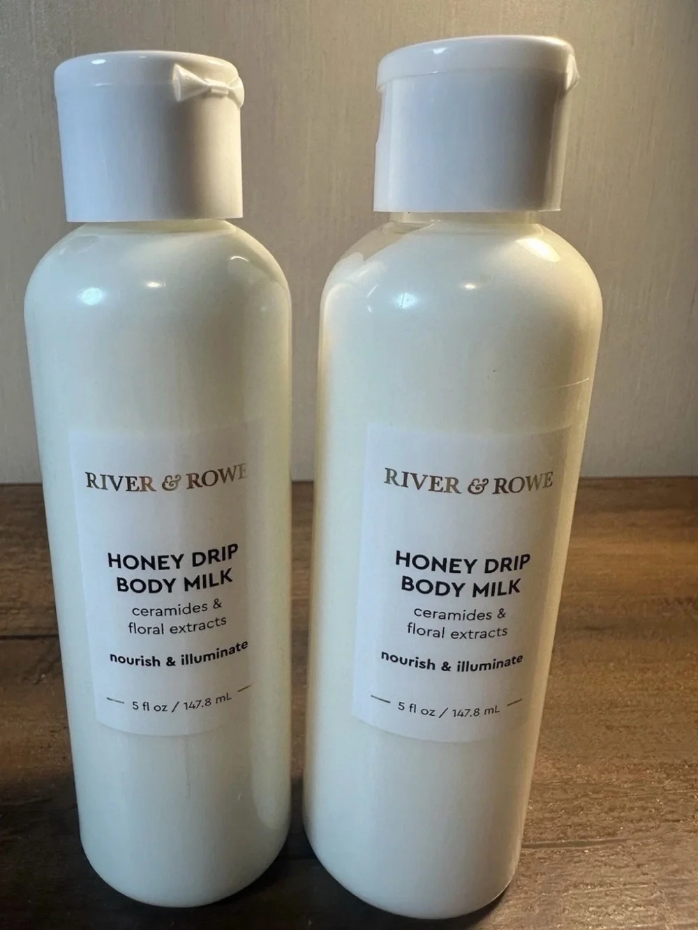 River & Rowe Honey Drip Body Milk Nourish & Illuminate Ceramide 2 Pk